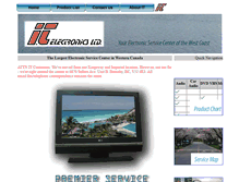 Tablet Screenshot of itelectronics.net